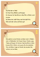 Vorschau - Spiele - Sachtexte Wald und Waldtiere: Leserätsel - Seite 1