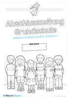 Vorschau - Arbeitsblätter - Abschlusszeitung Grundschule (20 Seiten) - Seite 1