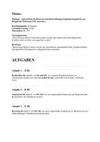 Vorschau - Arbeitsblätter - Klausur - Ökologie – Innerartliche Konkurrenz und dichteabhängige Populationsregulation am Beispiel der Hausmaus - Deckblatt