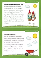 Vorschau - Arbeitsblätter - Karteikarten: 12 Abschreibtexte zum Frühling - Seite 3