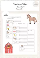 Vorschau - Arbeitsblätter - Schreiben zu Bildern - Bauernhof - Deckblatt