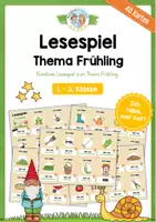 Vorschau - Arbeitsblätter - Thema Frühling: Lesespiel (Ich habe, wer hat?) - Deckblatt