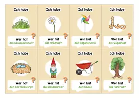 Vorschau - Arbeitsblätter - Thema Frühling: Lesespiel (Ich habe, wer hat?) - Seite 3