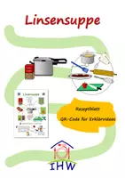 Vorschau - Anderer Materialtyp - Linsensuppe - Sketchnotes-Rezept mit Erklärvideos - Deckblatt