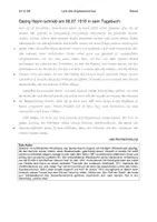 Vorschau - Stundenentwürfe - Lebensgefühl im Expressionismus: 3 fertige Unterrichtsstunden (Georg Heym Tagebuch, Susman & Pinthus) - Seite 1