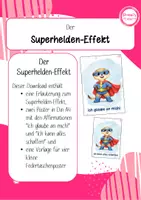 Vorschau - Poster - Erdmännchen - Superhelden-Effekt (Poster und Erklärung) - Deckblatt