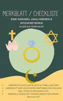 Vorschau - Arbeitsblätter - 💡Parabel analysieren und interpretieren – Checkliste & Formulierungshilfen - Deckblatt