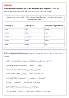 Vorschau - Arbeitsblätter - The plural of nouns - Arbeitsblatt - Seite 3