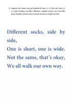 anteprima - Testo - Different Socks, calzini spaiati - Pagina 2