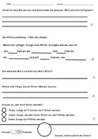 Vorschau - Test - Wissensüberprüfung Mittelalter Klasse 3 - Seite 2