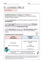 Vorschau - Arbeitsblätter - If- clauses Type III - Grammar and Worksheet - Seite 1