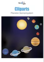 Vorschau - selbst erstellte Cliparts/Grafiken - Cliparts Planeten - Kommerzielle Nutzung erlaubt! - Deckblatt