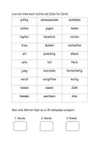 Vorschau - Text - Leseflüssigkeit trainieren – 30-Sekunden-Lesen mit Wortlisten - Seite 3