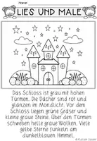 Vorschau - Arbeitsblätter - Lesemalblatt Hexe - Klasse 1/2 - Seite 3