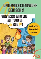 Vorschau - Stundenentwürfe - Unterrichtsentwurf Deutsch 9 (Gym/Ge) – Pro-und-Kontra-Diskussion "YouTube", Argumentieren und Erörtern, Gesprächskompetenz - Deckblatt