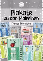 Vorschau - Fördermaterial/Inklusion - Einmaleins Plakate | 1x1 Poster | Kleines Einmaleins | Malreihen | Grundschule - Deckblatt