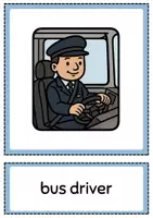 Vorschau - Bildkarten - JOBS - PICTURE & WORD CARDS (Englisch Wort- und Bildkarten) - Seite 1