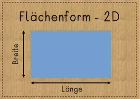 Vorschau - Poster - Flächen- und Körperformen - 2D und 3D - Seite 1