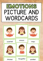 Vorschau - Bildkarten - EMOTIONS/FEELINGS - PICTURE & WORD CARDS (Englisch) - Deckblatt