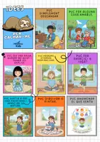 Vista previa - Decoración del aula - Maneres de calmar-se – Cartell d'educació emocional (Escola primària) - página 3