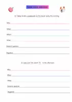 Vorschau - Arbeitsblätter - Questions with Question Words (present simple edition) - Seite 2