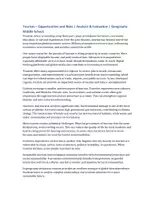 Vorschau - Klassenarbeiten - Tourism – Opportunities and Risks | Geography Assessment SEK I - Deckblatt