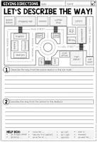 Vorschau - Arbeitsblätter - GIVING DIRECTIONS - Writing (3-fach differenziert) - Seite 2