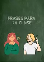 Vorschau - Poster - frases para la clase / Redewendungen für Spanischunterricht - Deckblatt