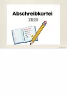 Vorschau - Stationenlernen - Abschreibkartei Mathematik - ZR20 - Seite 2