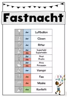 Vorschau - Arbeitsblätter - Wortschatzheft: Fastnacht/Fasching/Karneval - Seite 3