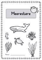 Vorschau - Arbeitsblätter - Meerestiere: Arbeitsheft & Sachtexte - Sachunterricht / Deutsch - Kl. 2 - Seite 1