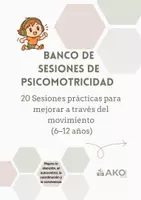 Vista previa - Juegos / Gamificación - 20 Sesiones de Psicomotricidad (6-12 años) - Portada