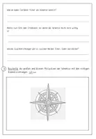 Vorschau - Arbeitsblätter - Die Windrose/ Himmelsrichtungen - Infotext und AB - Seite 3