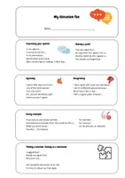 Vorschau - Fördermaterial/Inklusion - My discussion fan - Formulierungshilfen für Diskussionen - Deckblatt