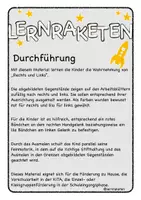Vorschau - Arbeitsblätter - Rechts - Links unterscheiden, Wahrnehmung trainieren - Seite 1