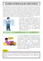 Vorschau - Arbeitsblätter - Duales Studium: Praxis, Theorie & Berufseinstieg - Seite 1