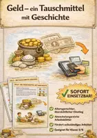 Vorschau - Arbeitsblätter - Geld - Ein Tauschmittel mit Geschichte - Deckblatt