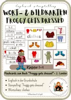 Vorschau - Präsentationen/Tafelbilder - Flashcards clothes "froggy gets dressed"- J. London Englisch - Deckblatt