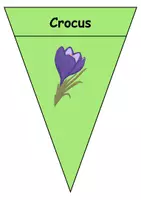 Vorschau - Spiele - Frühblüher / Early Bloomer: Pennants Banner - Für Girlande oder Kette (Deko) - Englisch - Seite 3