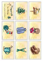 Vorschau - Arbeitsblätter - Lesen-Merken-Schreiben Karten Winter Klasse 3/4 differenziert - Seite 3