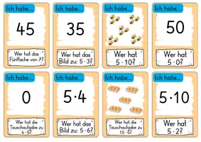 Vorschau - Spiele - Ich habe, wer hat Einmaleins (5er - Reihe) - Seite 3