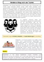 Vorschau - Arbeitsblätter - Rollenbilder in der Schule: Gesellschaft & Unterricht - Seite 1