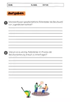 Vorschau - Arbeitsblätter - Berufswahl und Rollenbilder & Gesellschaft und Schule - Seite 3