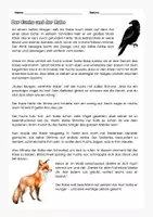 Vorschau - Arbeitsblätter - Fabel - Der Fuchs und der Rabe - Deckblatt