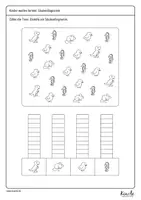 Vorschau - Arbeitsblätter - Säulendiagramme und Balkendiagramme erstellen (Grundschule) - Seite 3