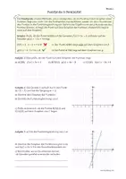 Vorschau - Arbeitsblätter - PUNKTPROBE & PARALLELITÄT - Lineare Funktionen - Seite 2