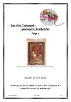 Vorschau - Arbeitsblätter - Altes Testament 1 - Deckblatt