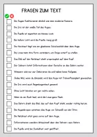 Vorschau - Text - Unsere Augen - Lesetext mit Fragen - Seite 2