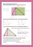 Vorschau - Arbeitsblätter - Das Dreieck - Umfang und Flächeninhalt - Seite 3