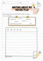 Vorschau - Arbeitsblätter - Writing about my house / flat - Merkblatt (+zum Ausfüllen) + Übung - Seite 3